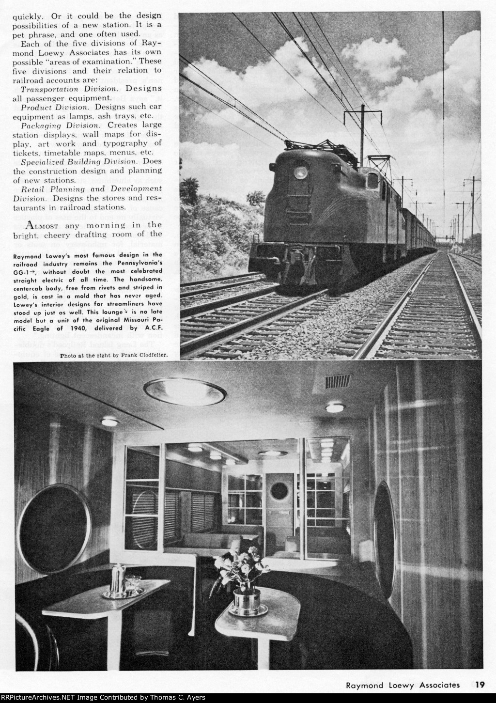 "He Styles The Streamliners," Page 19, 1948